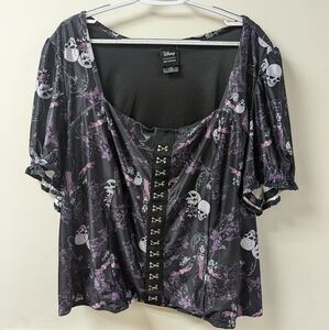 Her Universe The Disney Haunted Mansion Madame Leota Girls Top Plus Size